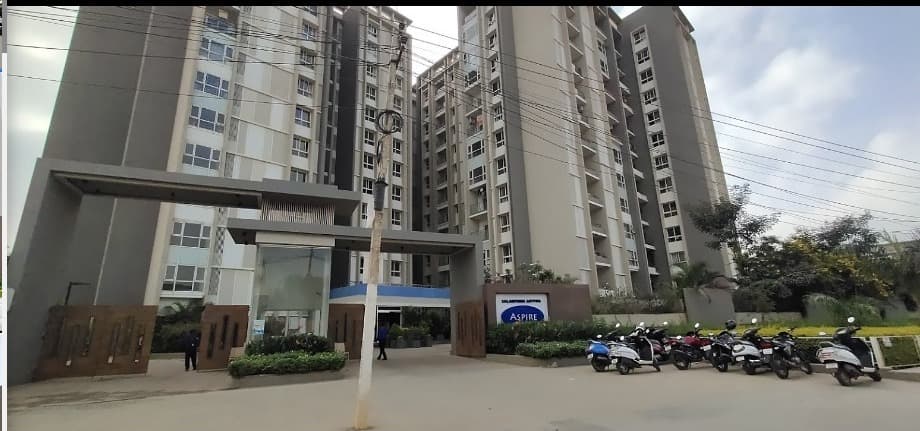 3 bhk flat for rent in salarpuria sattva aspire , hennur main road , measuring 2045 sqft