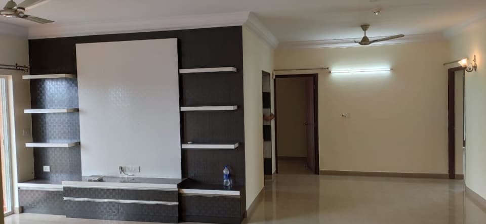 spacious 3 bhk flat for rent in salarpuria sattva gold summit , kothanur, hennur main road, measuring 2000 sqft