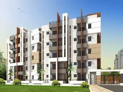 2 bhk semi furnished flat for rent in sv vrushabadri willows ,hbr layout , measuring 1332 sqft, hennur road