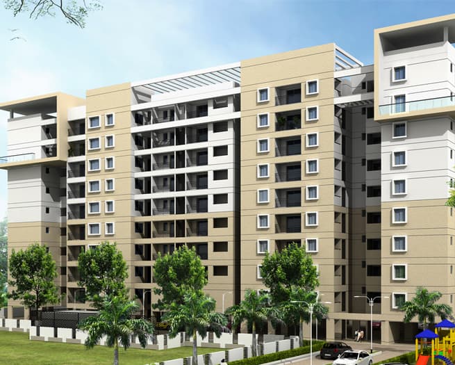 2 BHK Flat for Rent in Vajram Elina, Measuring Thanisandra Main Road