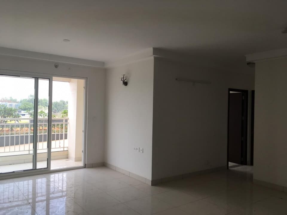 brand new 2 bhk flat for rent in purva palm beach, purva palm beach road, kyalasanahalli, hennur main road, measuring 1232 sqft,