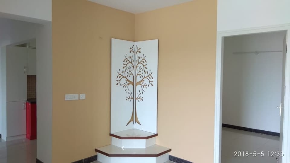 2 bhk semi furnished flat for rent in mims habitat, byrathi bande, kothanur, hennur main road , measuring 1270 sqft