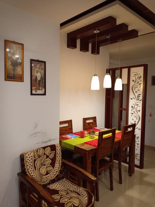 2 bhk fully furnished flat for rent in goyal footprints,chokkanahalli, thanisandra main road, measuring 1194 sqft