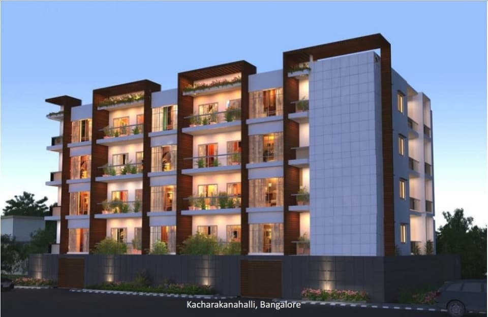 2 BHK Flat for Sale in Kacharakanahalli, Near Kammanahalli