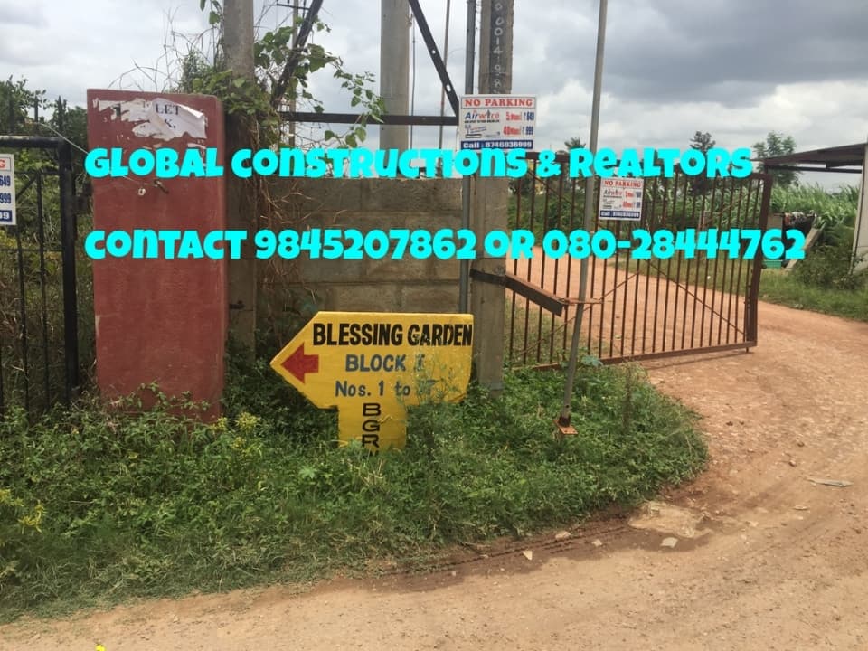 1500 Sqft East Facing Site for Sale at Blessing Garden on Hennur Main Road