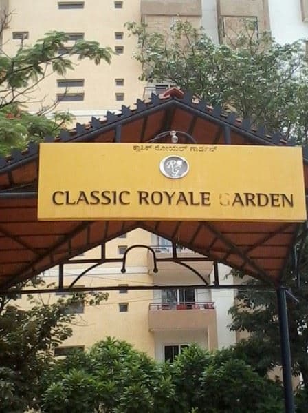 3 BHK flat for rent in Hennur road