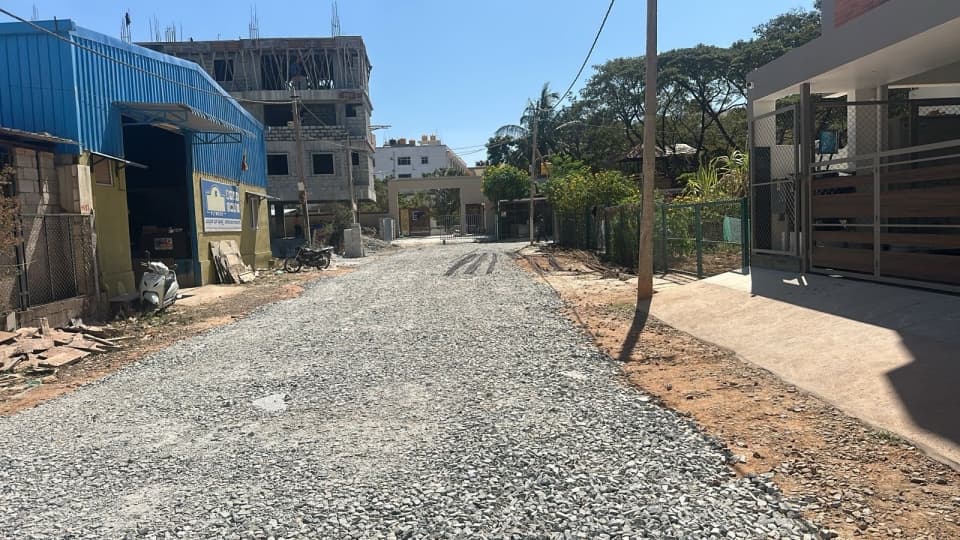 4000 Sqft West Facing Site for Sale, HBR Layout