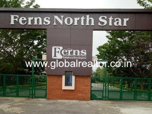 50X70 site for sale in ferns north star, beml layout, bagalur, bangalore