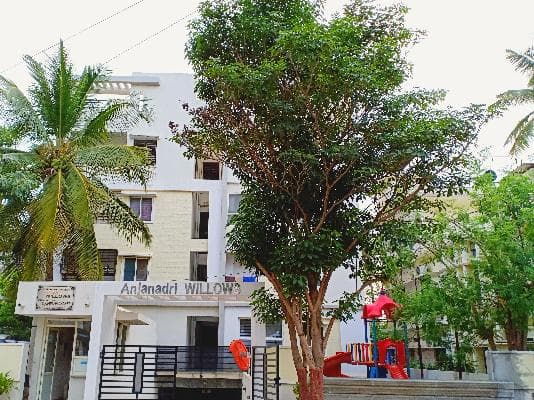 2 BHK Flat for Lease in Anjanadri Willows, HBR Layout, Hennur Bande, Hennur Main Road, Measuring 1200 Sqft