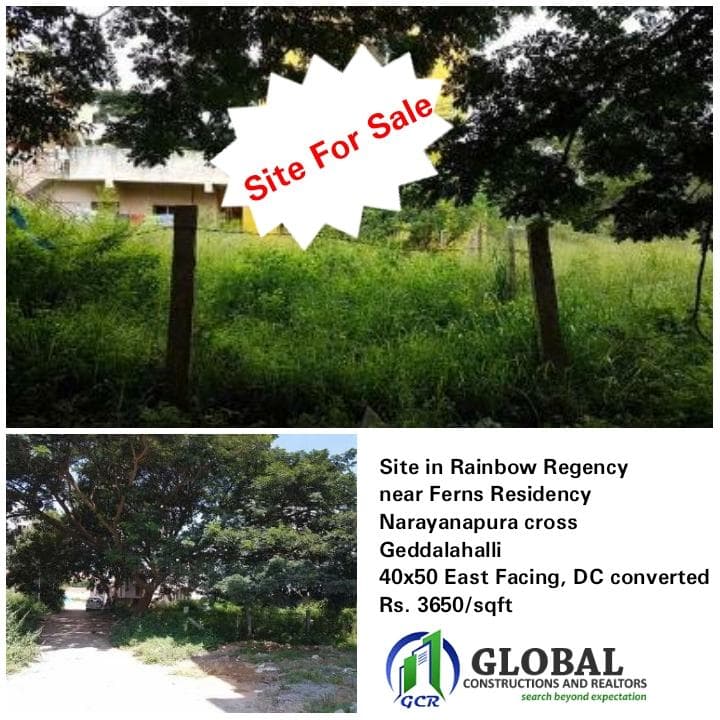 2000 sqft site for sale in narayanapura near kristu jayanti college